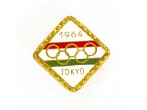 Odznak smalt, OH Tokyo, 1964 (1) 1