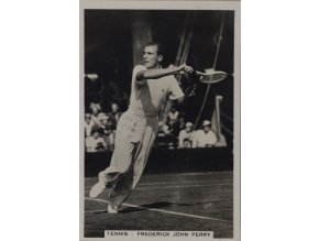Kartička Tennis Frederick John Perry