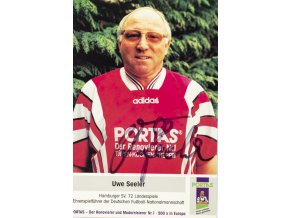 Pohlednice s autogramem Portas, Uwe Seeler (1)