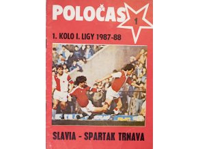 POLOČAS SLAVIA Praha vs. Spartak Trnava 1987 88