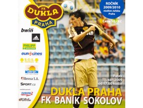 Program, FC Dukla Praha v. Baník Sokolov, 2009