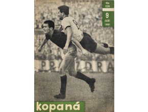 Časopis Kopaná , Září 1961