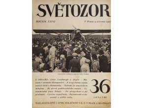 Časopis Světozor, č. 36, 1927 (1)