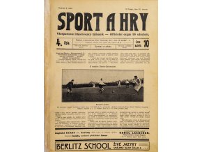 Noviny Sport a Hry, č. 4, Slavia Schwechat, 1906