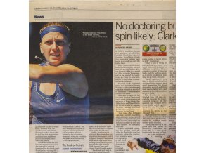 Noviny, Theage Sport, Kvitová, Australian Open, 2012