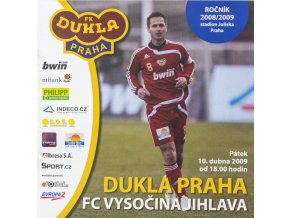 Program, FC Dukla Praha v. FC Hradec Králová, 2009