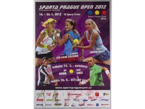 Oficiální plakát Sparta Prague Open 2012, autogramy (2)