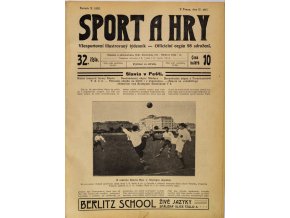 Noviny Sport a Hry, č. 32, 1906