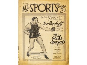 Noviny, All Sports, Illistrated Weekly, 1920 (1)