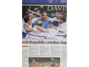 Noviny, On Sunday, Japan Times, Czech republic crushes Japan, 2014 (2)