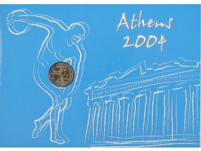 Pamětní mince 2 Euro, FDC, Athény, 2004 (3)