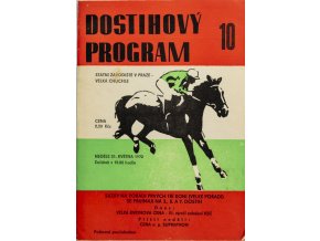 Dostihový program č. 10, 1972 (2)