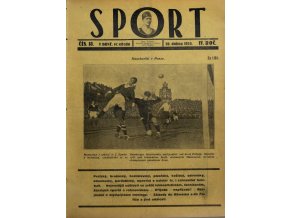 Časopis SPORT, č. 18, 1924