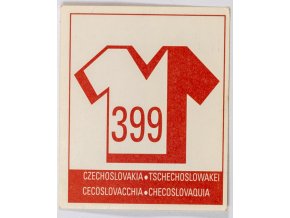 Kartička Czechoslovakia, 399 (2)