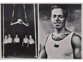 Pohlednice Alois Hudec, Gymnastika 1936