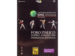 Program Masters 1000, Internazionali BNL, Italy, 2010
