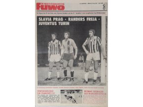 Časopis Fuwo, Slavia Prag Randers Freja Juventus, 1974 (1)