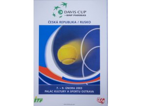 Program, Fed Cup , Česká republika v. Rusko, 2003