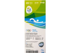 Vstupenka OG Rio 2016, Swimming