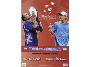 Program, ČR v. Argentina, Davis Cup, 2009