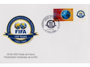 FDC 100 Years FIFA, 1904 2004