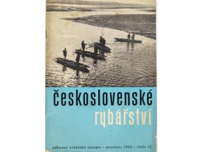 Časopis Československé Rybářství, 121960