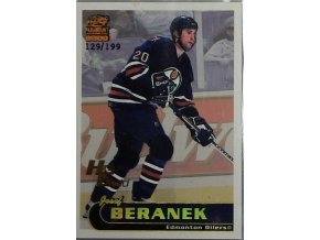 Josef Beránek Edmonton Oilers 2000  hokejová kartička
