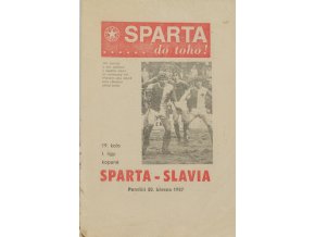 Program Sparta v. Slavia, 1987