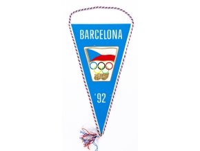 Klubová vlajka OH, Barcelona 1992. ČSFR