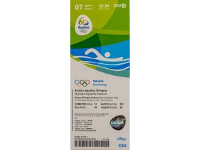 Vstupenka OG Rio 2016, Swimming, 07