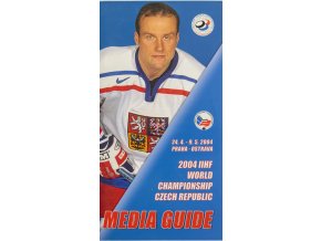 Media Guide 2004 IIHF WCH hockey Praha, Czech republic