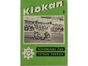 Program Klokan, Bohememians ČKD v. Tatran Prešov, 198788