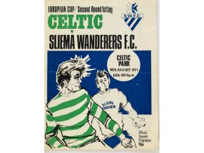 Program fotbal, EC, Celtic v. Sliema Wanderers FC, 1971