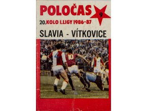POLOČAS SLAVIA Praha vs. TJ Vítkovice, 198687