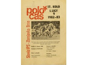 Poločas, Slavia IPS v. Zbrojovka Brno, 1982 83