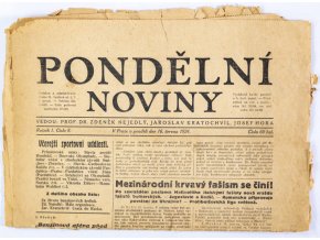 Pondělní noviny, 16. VI. 1924, č. 8 (1)