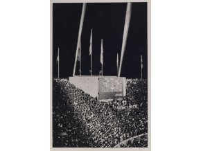 Kartička Olympia 1936, Berlin. Stadion
