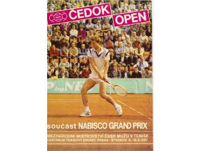 Program tennis Čedok open, 1987