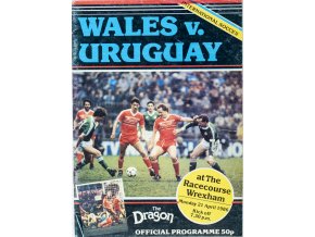 Program , fotbal, Wales v. Uruguay, 1986