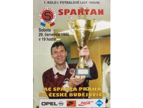 Program Sparťan, AC Sparta Praha vs. Čes. Budějovice, 1995