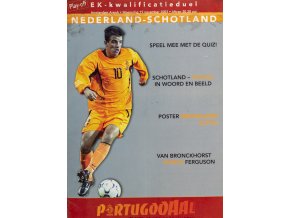 Program fotbal Nedelands v. Schotland, 2003
