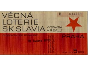 Věcná loterie SK Slavia Praha, 1972 (1)