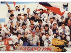 Foto hokej Česká republika, ZOH 1998, Nagano