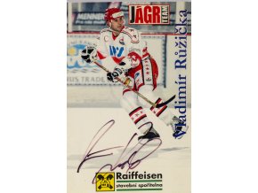 Fotografie Vladimír Růžička, HC Slavia Praha, autogram