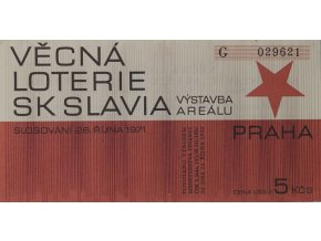 Věcná loterie SK SLAVIA PRAHA 2