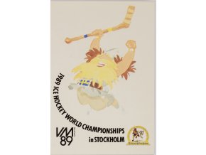 Pohlednice WM, Ice hockey, Stockholm, 1989 (1)