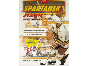 Program hokej, Sparťanská jízda, HC Sparta v. Karlovy Vary, 1999