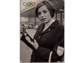 Fotografie kartička, Sportotéka, Miloslava Hubnerová Rezková (1)