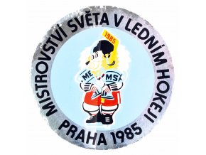 Samolepka hokej, MS Praha, 1985 III