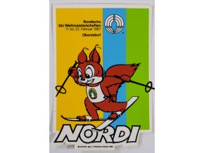 Samolepka Nordi, Nordische Ski WM, 1987